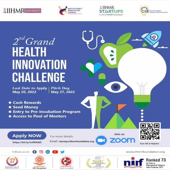 2nd edition of Grand Health Innovation Challenge