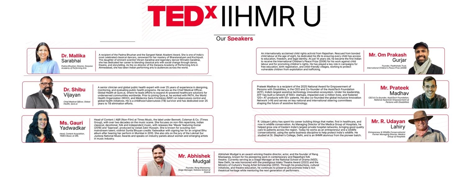 TEDxIIHMR U 2026 – Ignite the Unseen at IIHMR University, Jaipur
