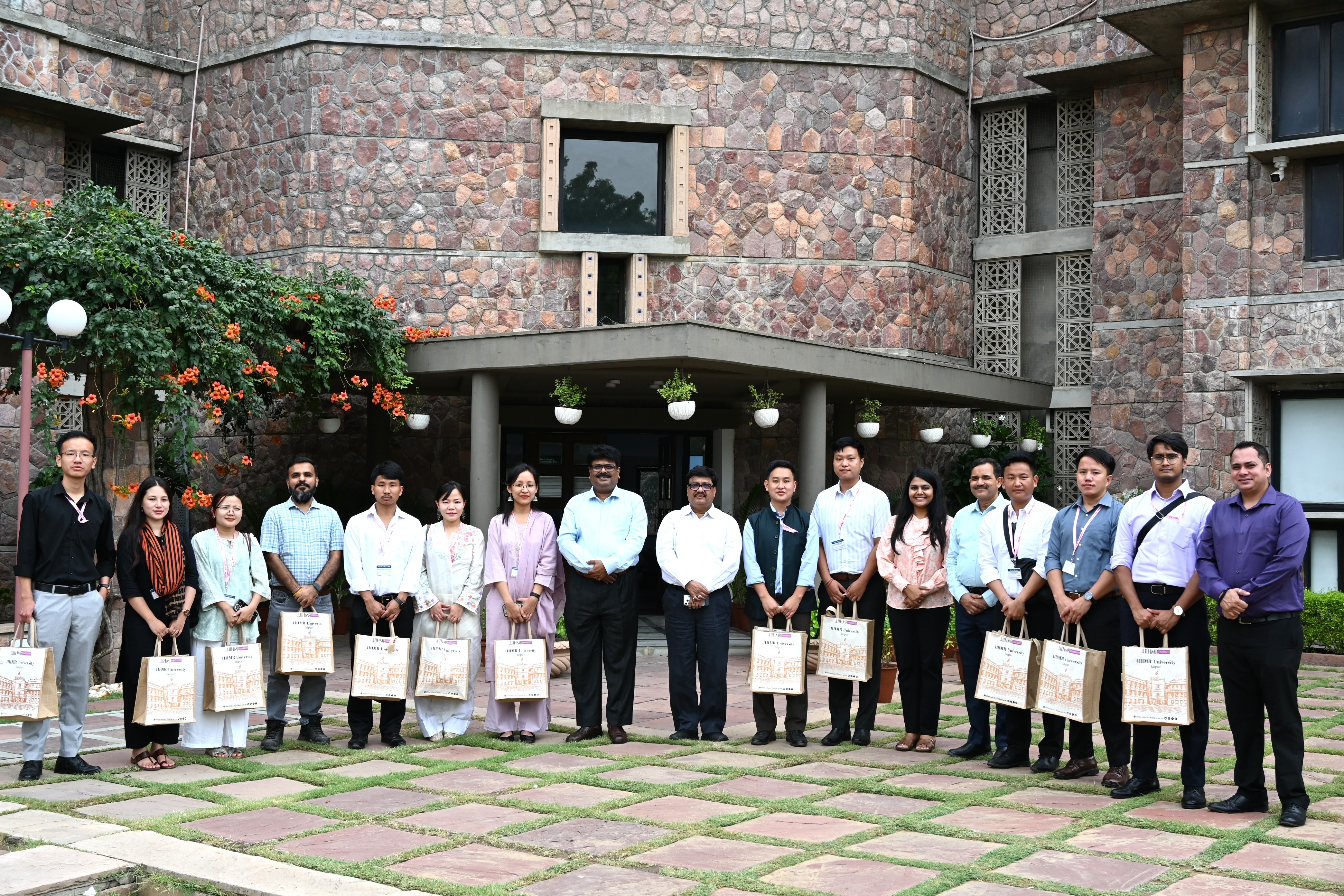LBSNAA Civil Servants during their study tour visit to IIHMR University