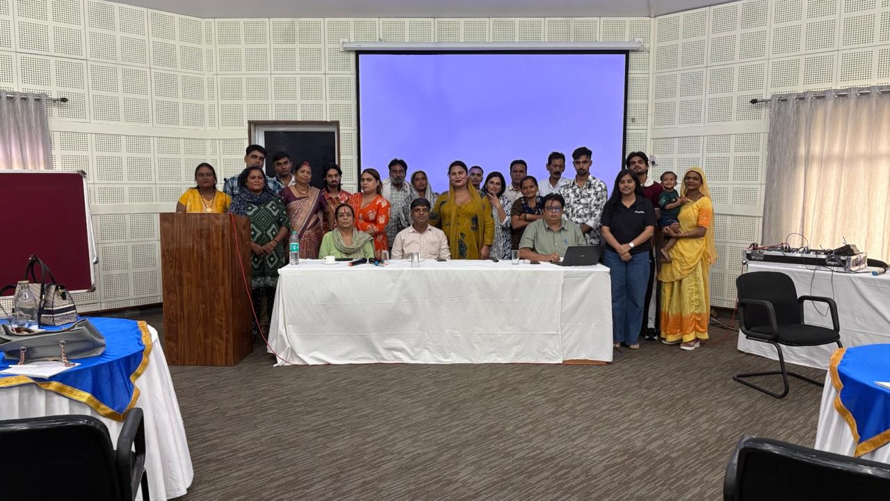 Peer Educator staff attending Targeted Intervention induction training at IIHMR University
