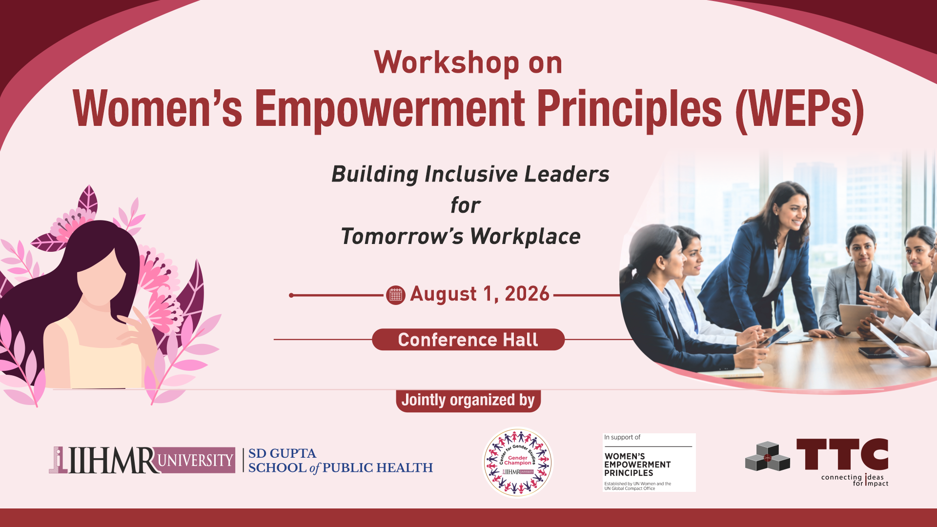 Workshop on Women's Empowerment Principles (WEPs) event banner