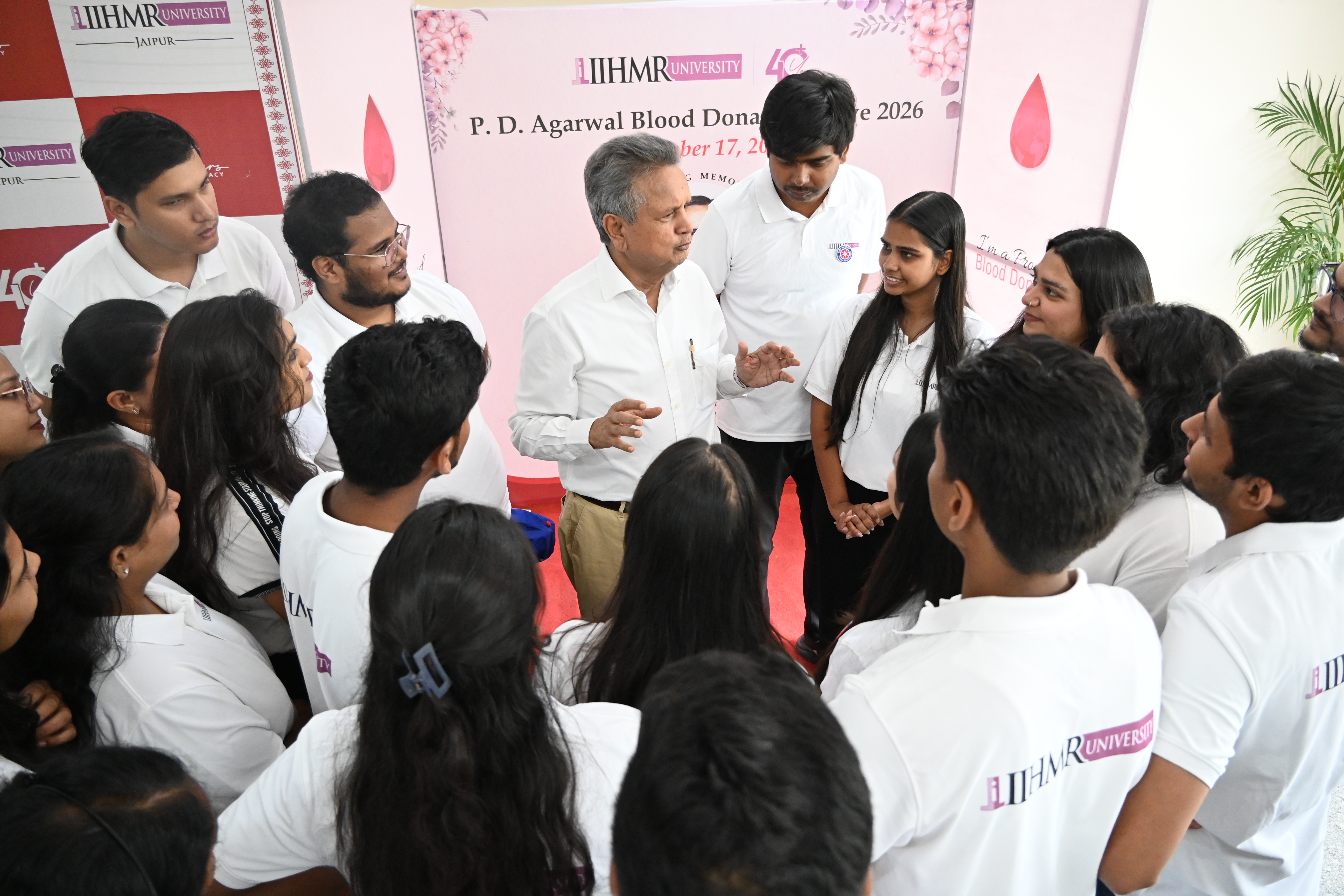 P. D. Agarwal Blood Donation Drive 2026 event banner